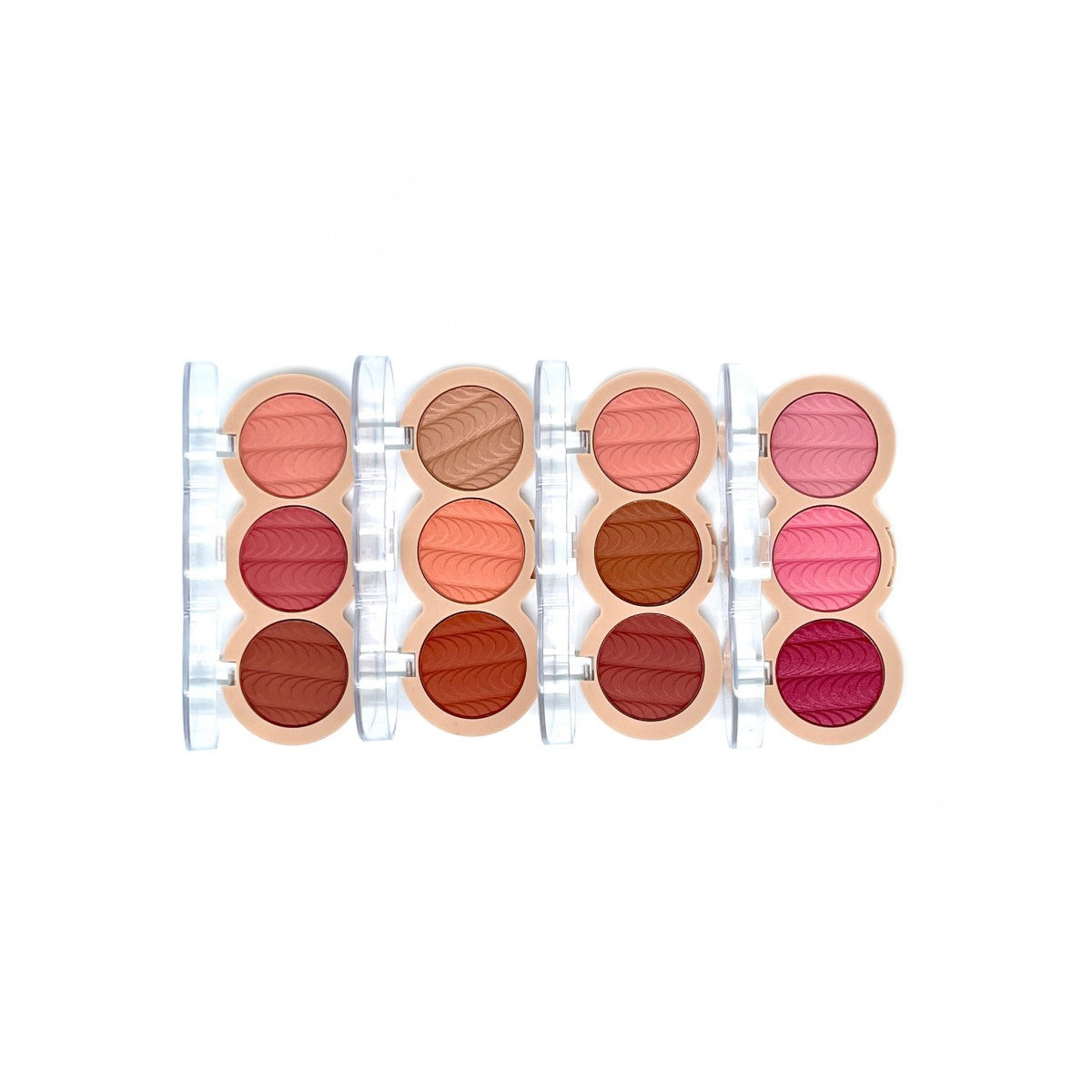 Paleta colorete 3 colore BRIGHT BLUSHER KIT WATER SWEATPROOF