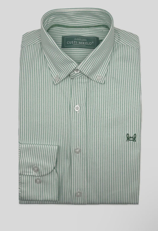 Camisa hombre modelo Córdoba verde agua Custi Mikelo