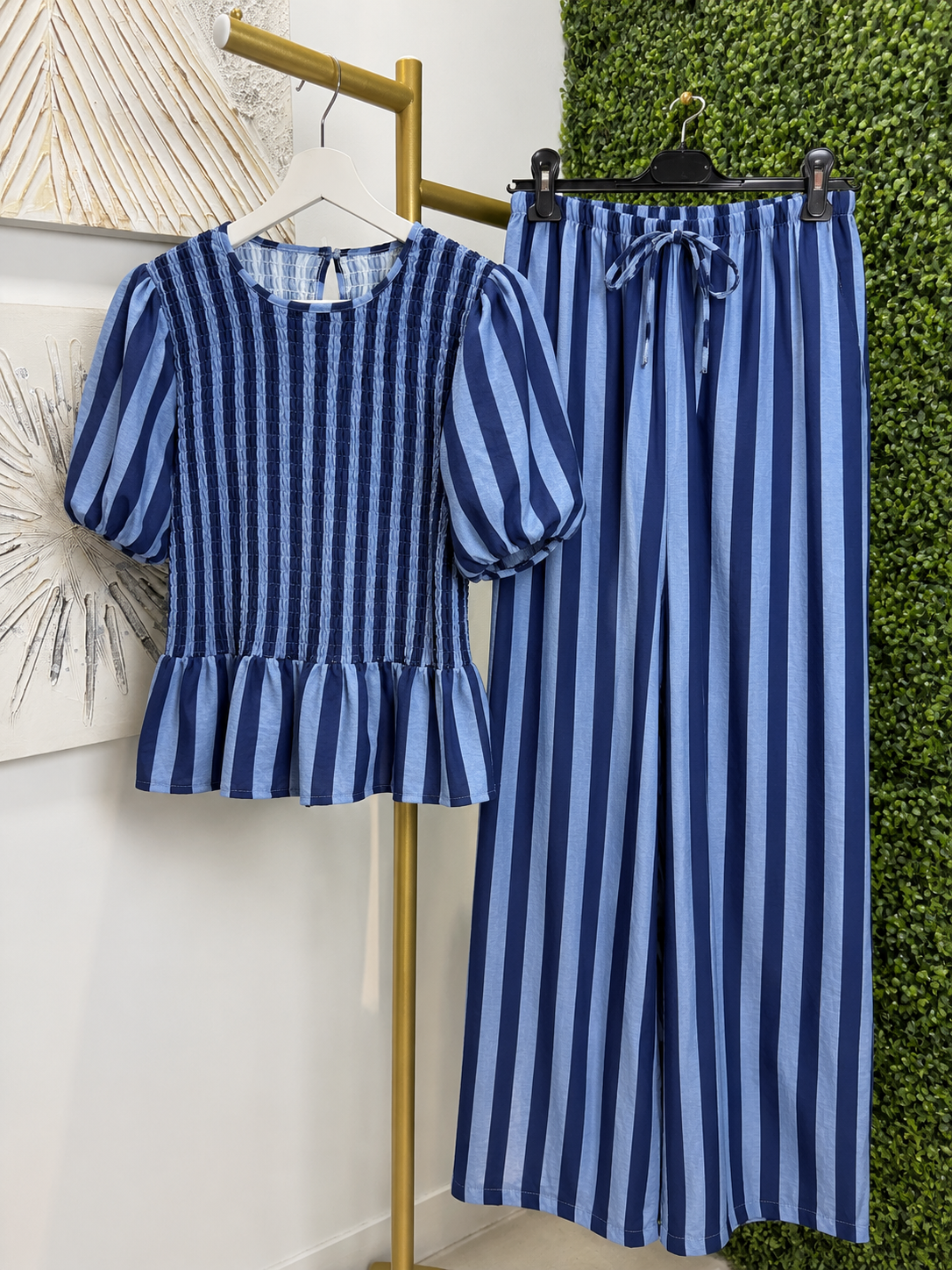 Conjunto Iris azul