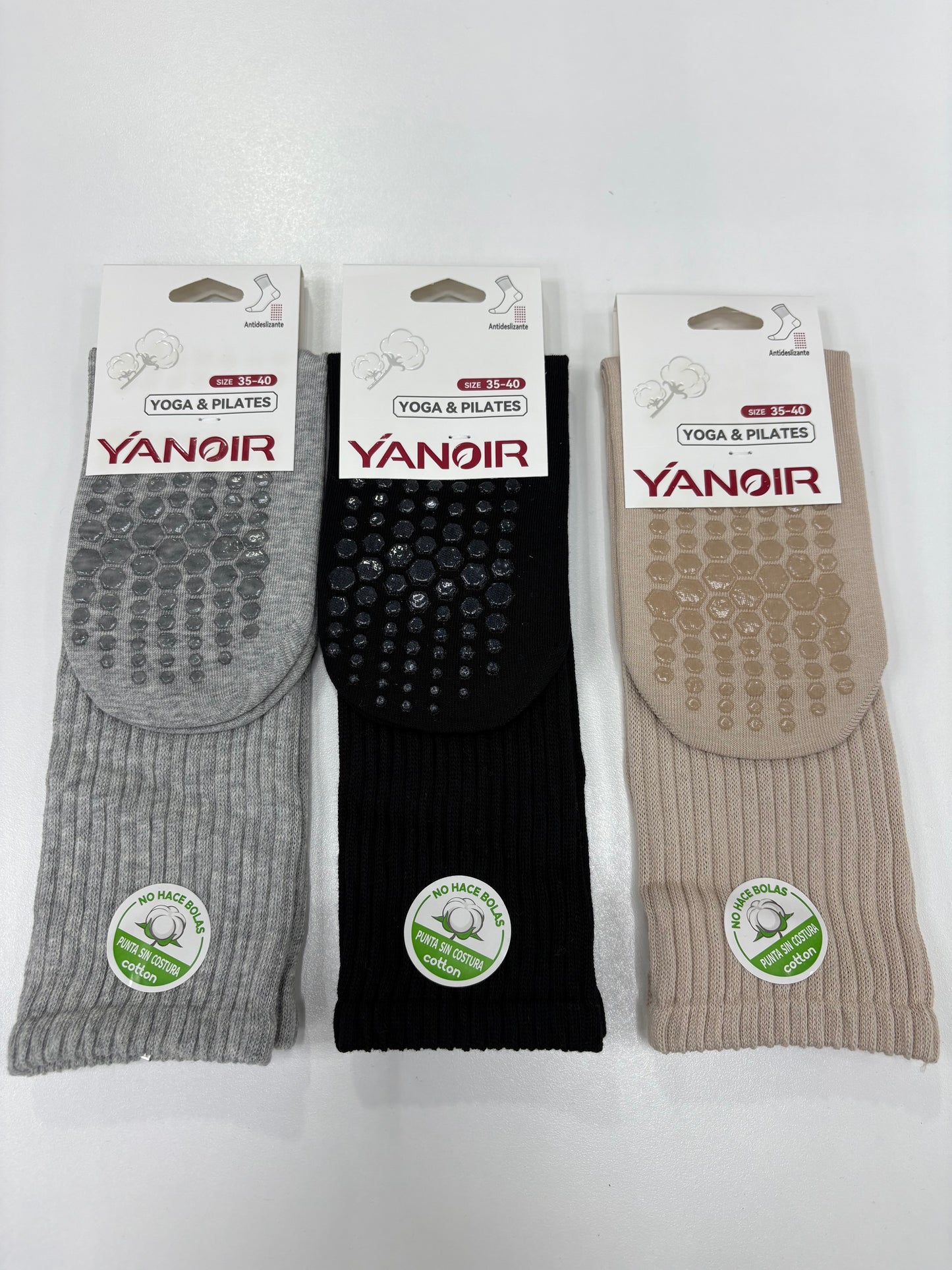 Calcetines Yanoir Yoga & Pilates – Antideslizantes y cómodos YANOIR 🧘♂️