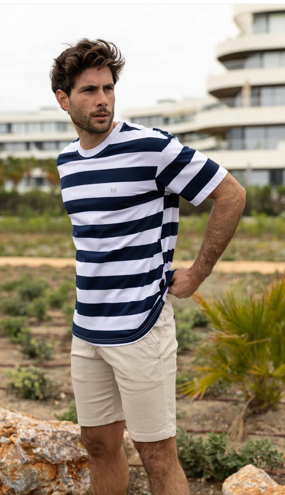 Camiseta hombre marinera navy marino Custi Mikelo