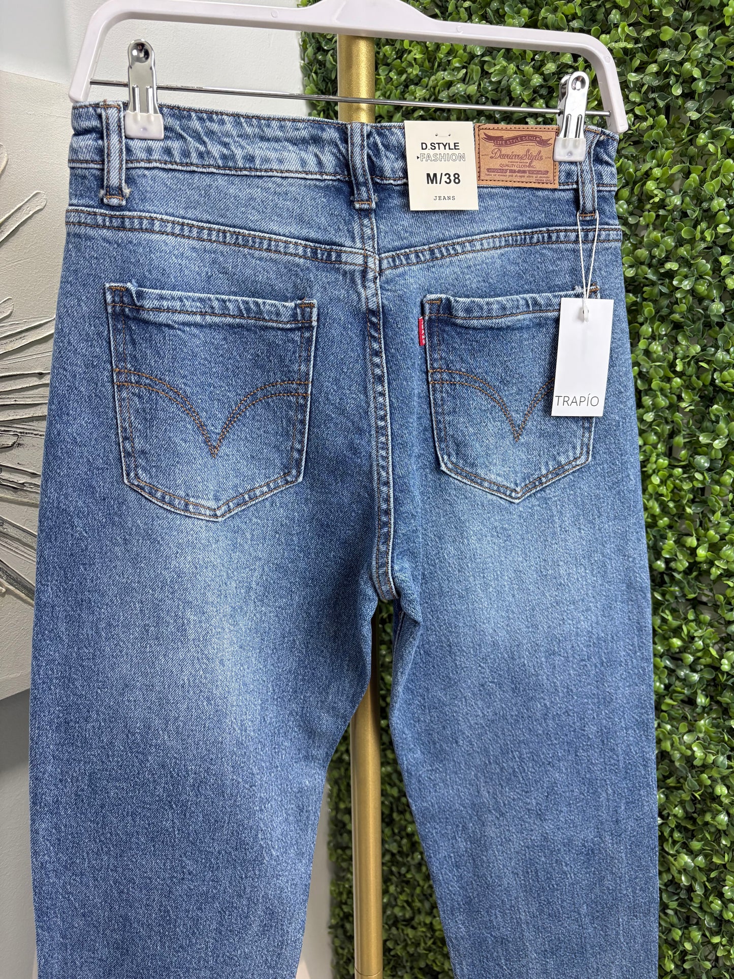 Pantalon vaquero globo