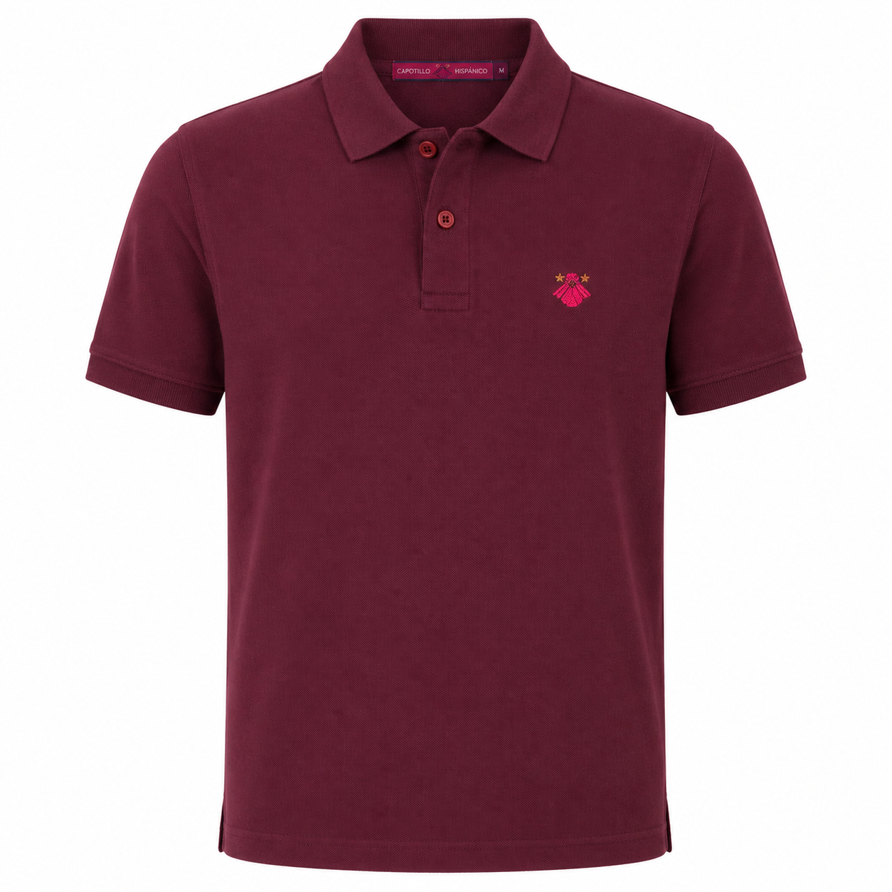 Polo Hombre Burdeos Bordado – Capotillo Hispánico