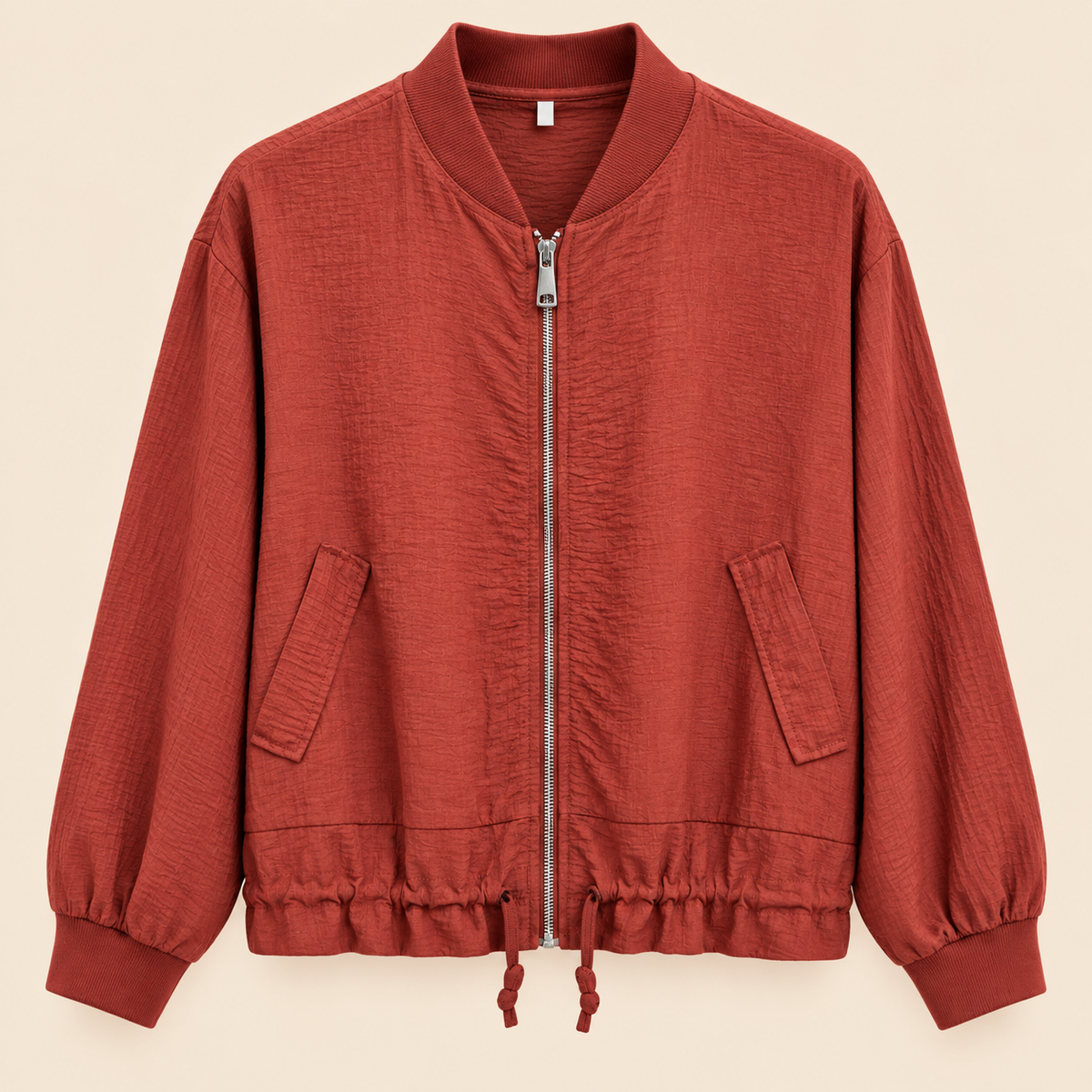 Chaqueta Bomber Terracota