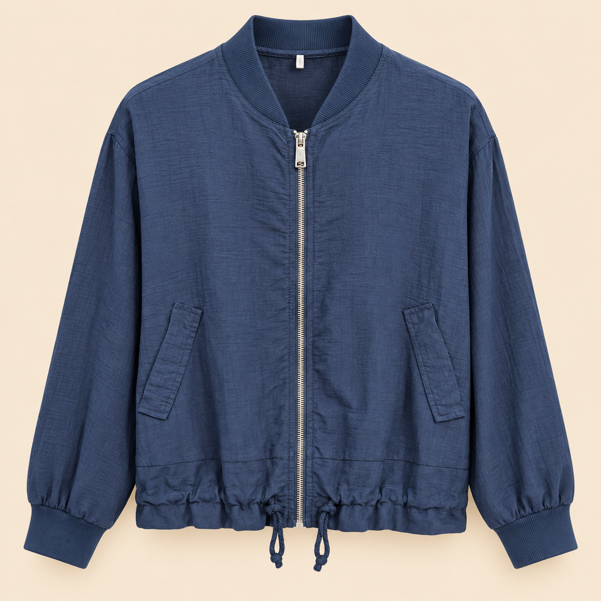 Cazadora Bomber Azul Marino