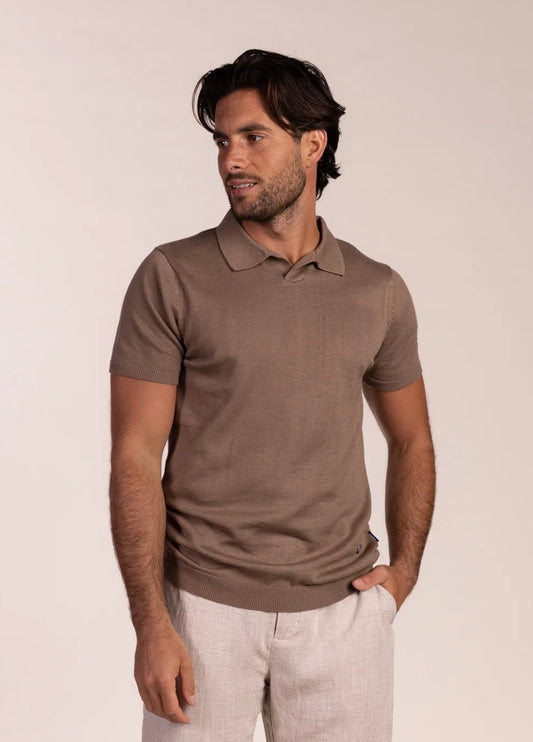 Polo punto Belmonte marrón