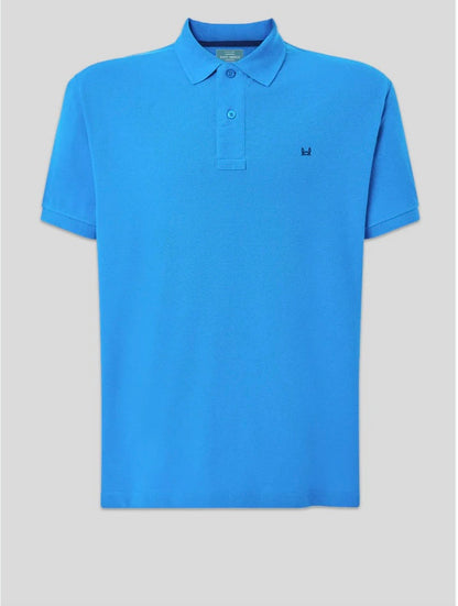 Polo básico Custi Mikelo azul devin 100 % algodón polo hombre