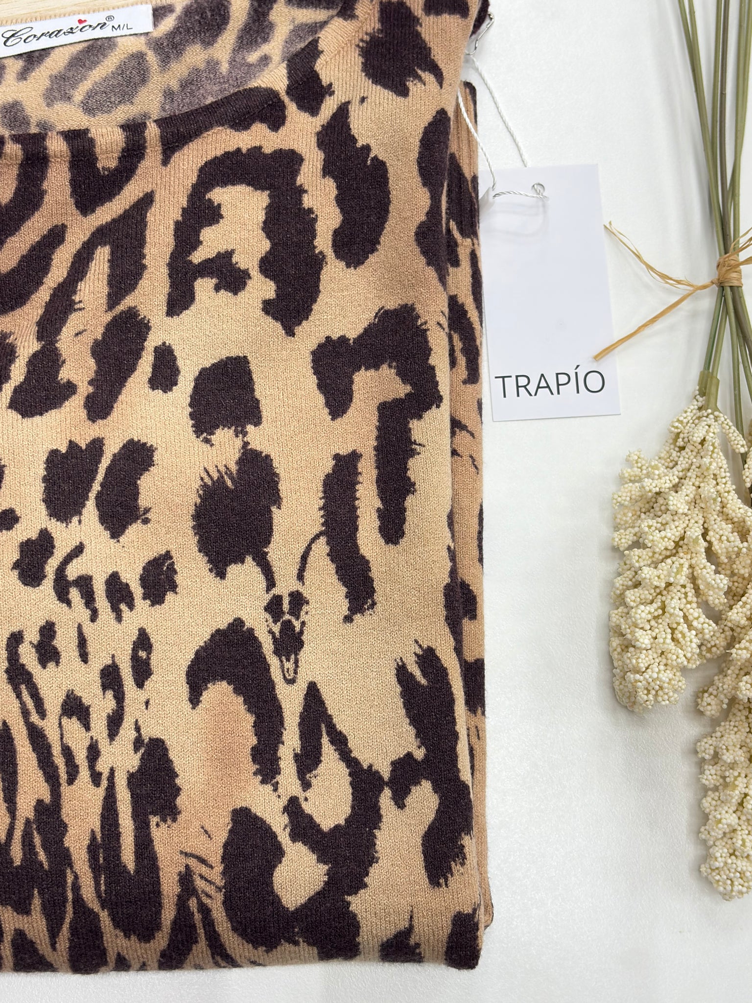 🐆 Jersey Animal Print “Sierra Chocolate” en tonos chocolate y arena – Trapío