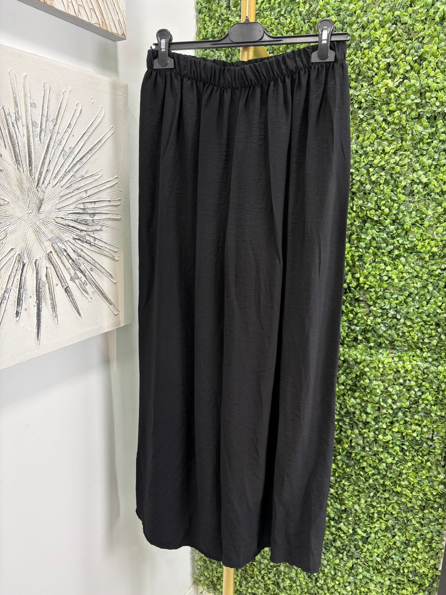 Conjunto blusa y pantalón María negro