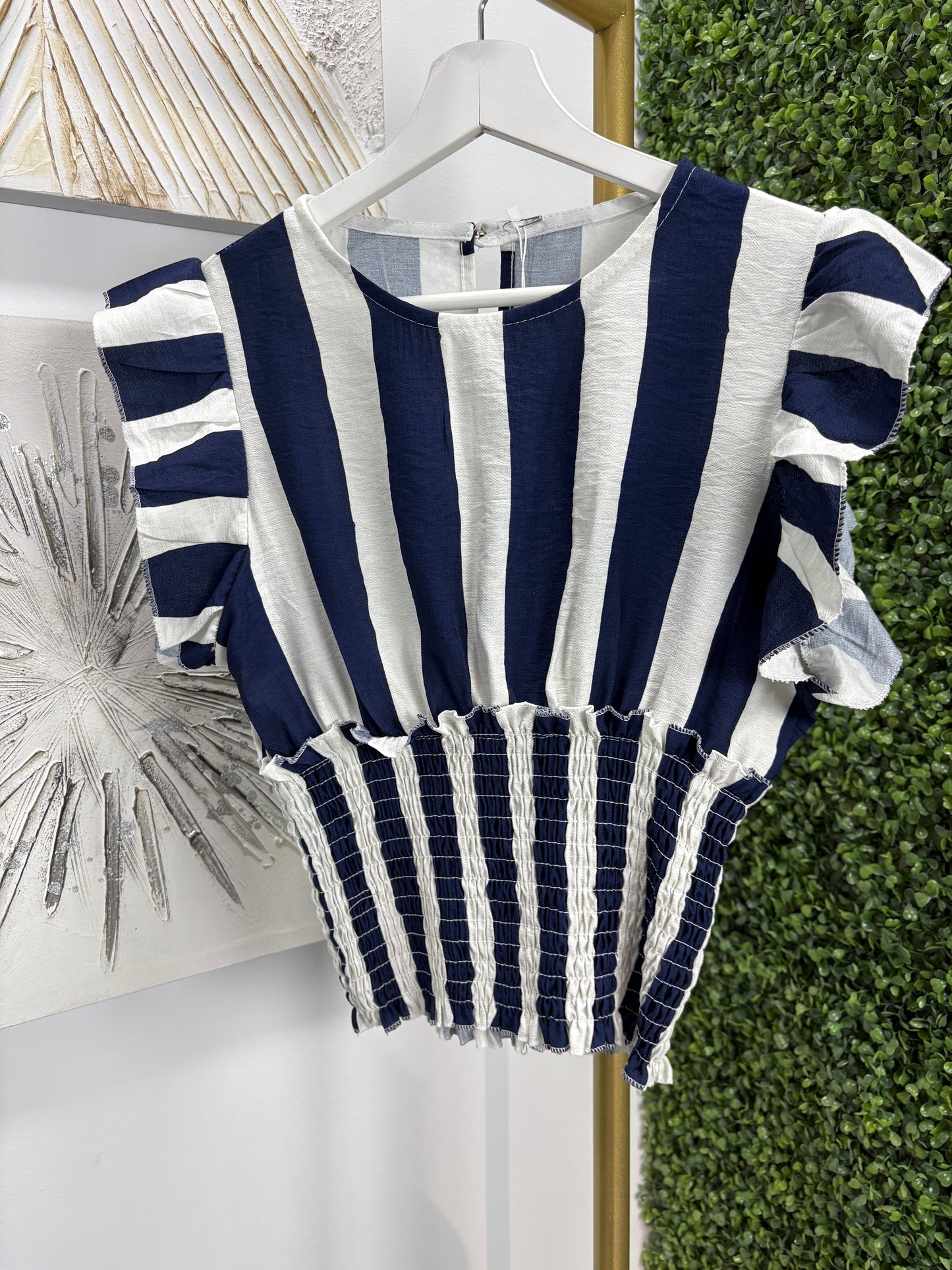 Conjunto top y falda Alma azul marino