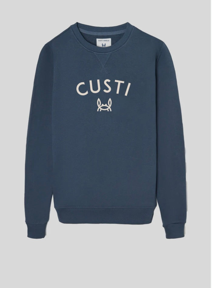 Sudadera hombre azul Custi