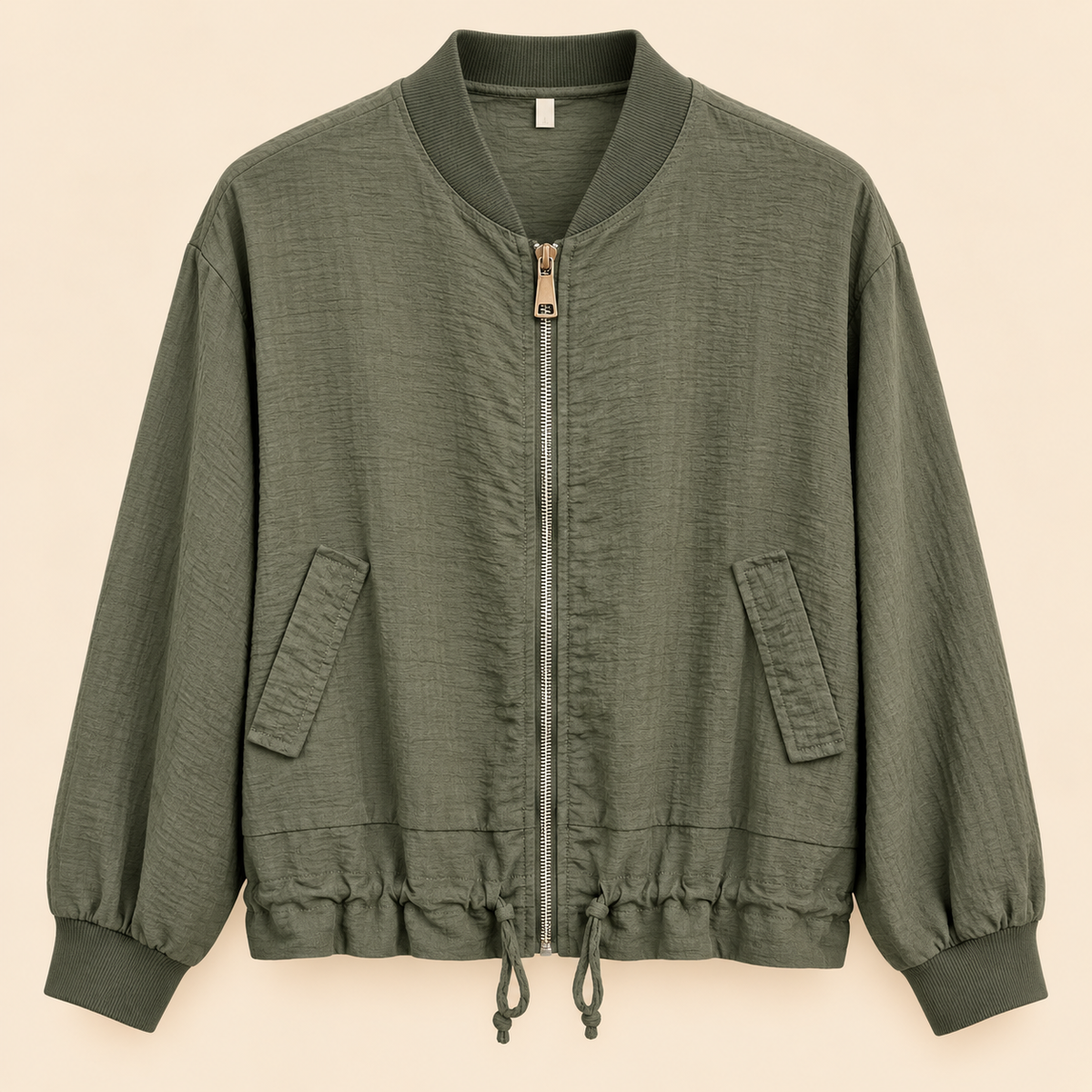 Chaqueta Bomber Verde Militar