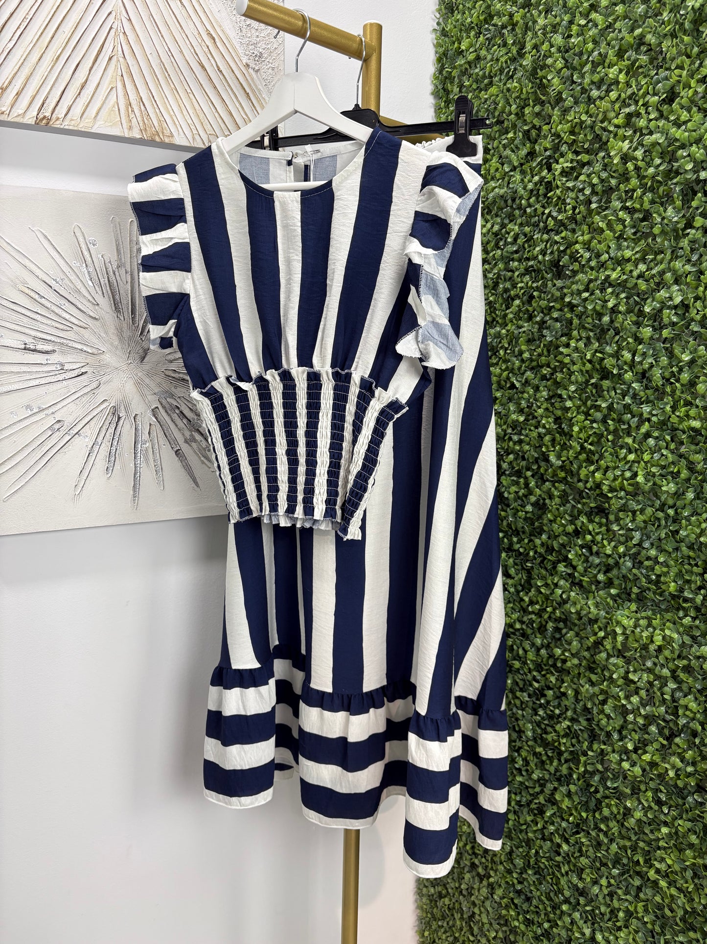 Conjunto top y falda Alma azul marino