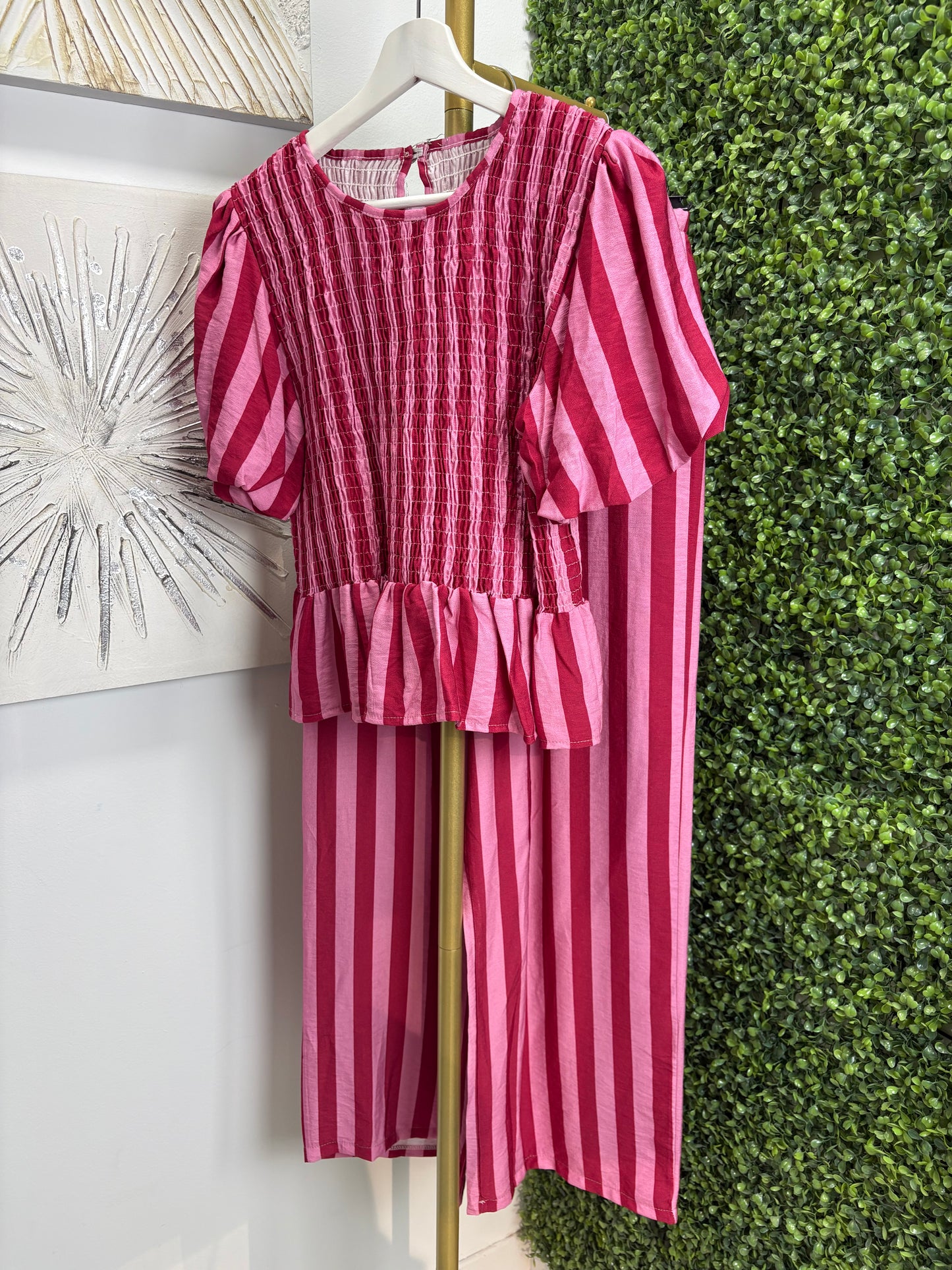 Conjunto Iris rojo
