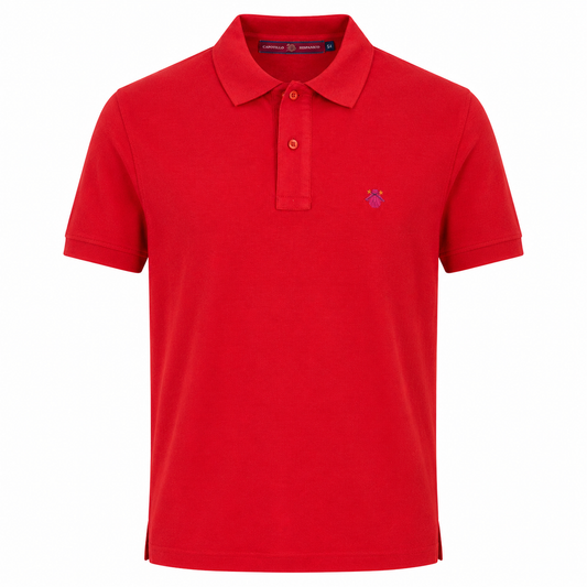 Polo Hombre Rojo Bordado – Capotillo Hispánico