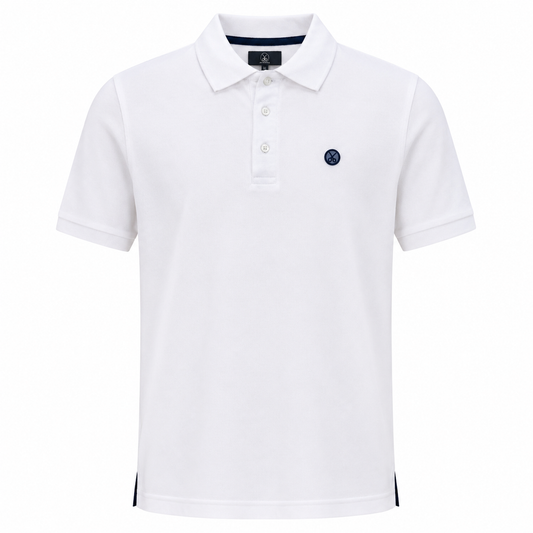 Polo Hombre Blanco Bordado – Martiz