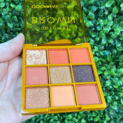 Paleta de sombras de ojos caramelo Brown Ddonna