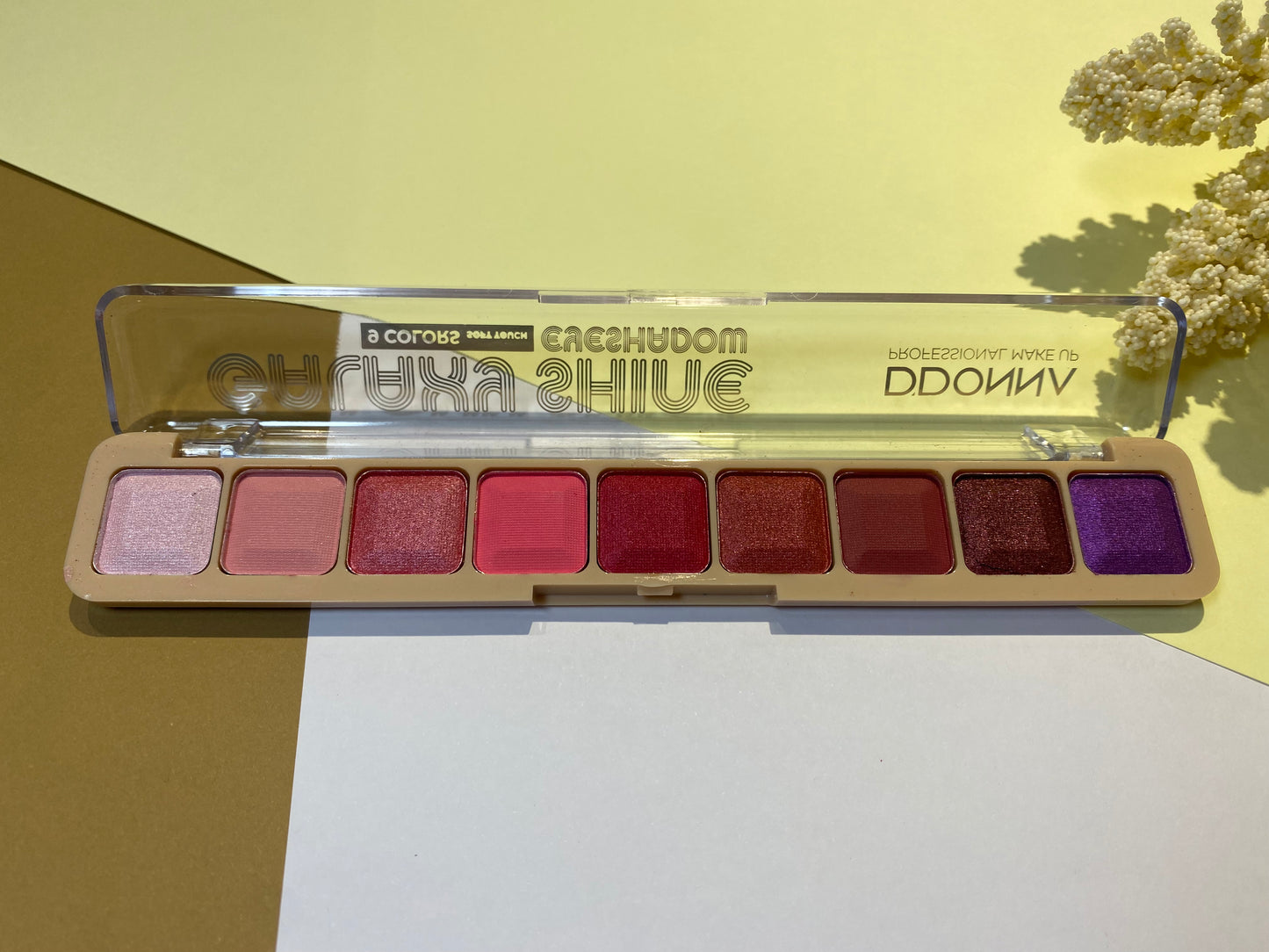 Paleta de sombras de ojos rosa Galaxy Ddonna