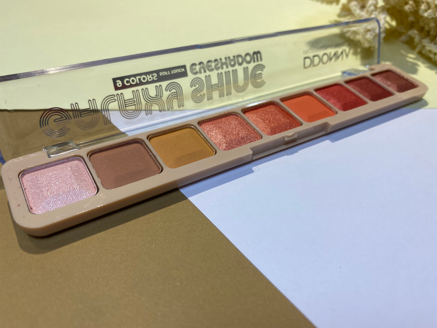 Paleta de sombras de ojos naranja Galaxy Ddonna